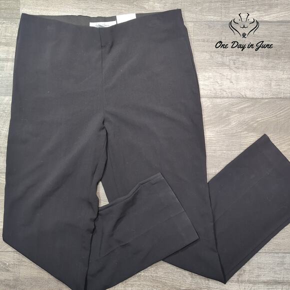 Croft & Barrow Pull On Mid Rise Straight Leg Pants Size 12 - Picture 1 of 6